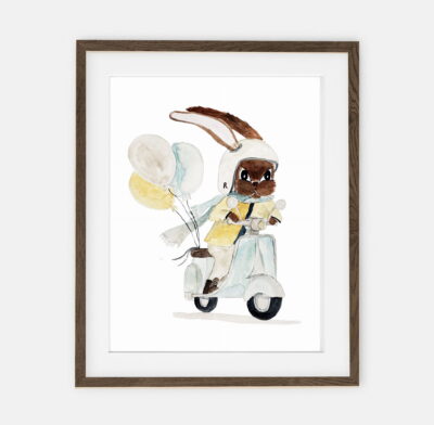 Plakat Vespa | Plakat dla chłopca Kolekcja Podróż | dekoracja wnętrza pokoju dla chłopca