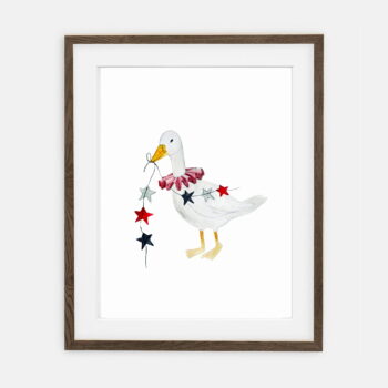 Circus Goose Poster | Poster for child Circus Collection | interior decoration of a child's room.