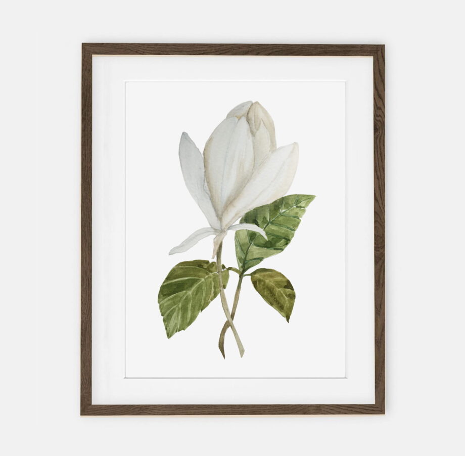 Plakat Magnolia Pączek dla domu | Plakat dla domu Kolekcja Botanika | dekoracja wnętrza pokoju dla domu