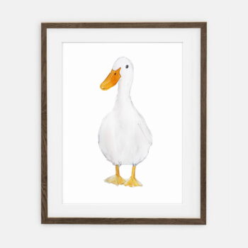Duck Poster | Poster for child Collection In the countryside | interior decoration of a child's room.