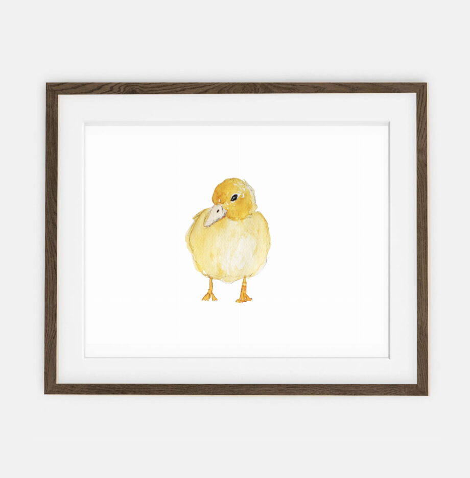Duck Duck Poster | Poster for child Collection In the countryside | interior decoration of a child's room.