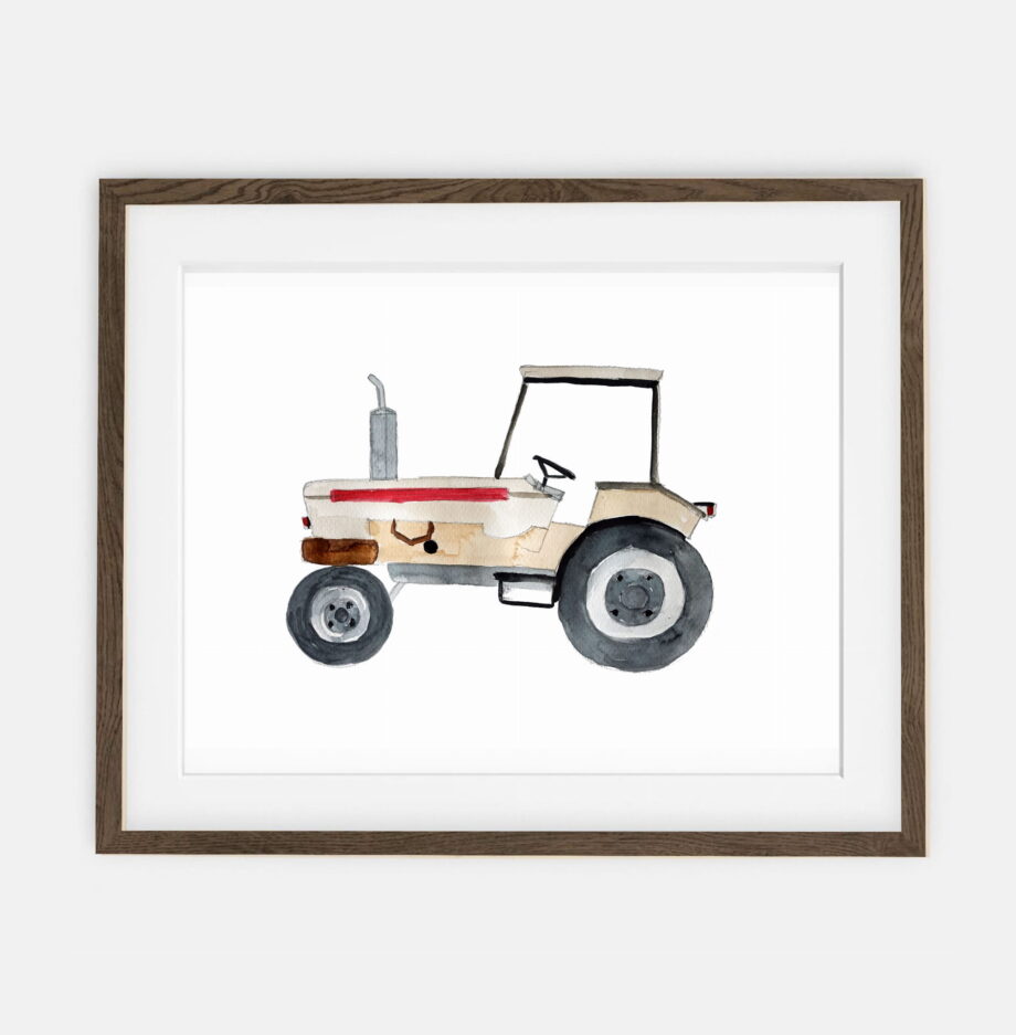 Plagát Traktor | Plagát pre chlapca Kolekcia Countryside | Dekorácie do detskej izby