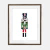Green Nutcracker Poster for Home | Poster for Home Holiday Collection | Room Interior Decoration for Home.