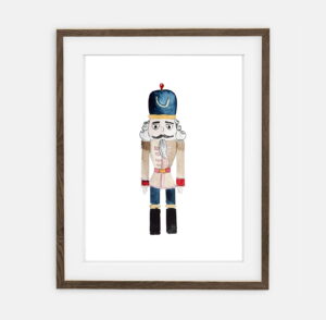 Nutcracker Poster Beige for Home | Poster for Home Holiday Collection | Room Interior Decoration for Home.