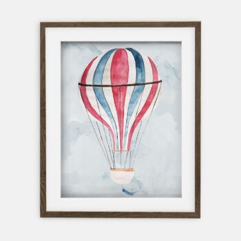 Balloon Red Poster | Poster for boy Travel Collection | room interior decoration for boy.