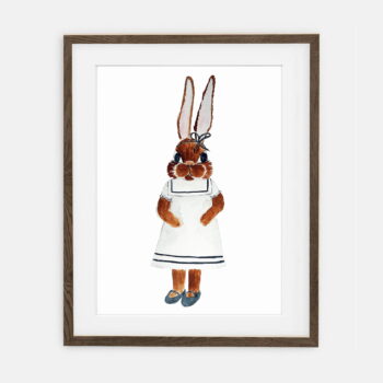 Poster Bunny Sailor | Poster für Mädchen Sammlung By the Sea | Zimmereinrichtung für Mädchen