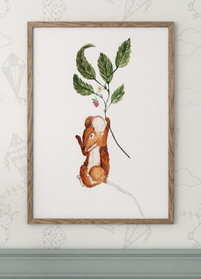 Frame 40x60 cm without passe partout Oak