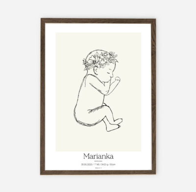 Metric 1:1 Marianka Metric for girls Collection Metric 1:1 | interior decoration of a girl's room