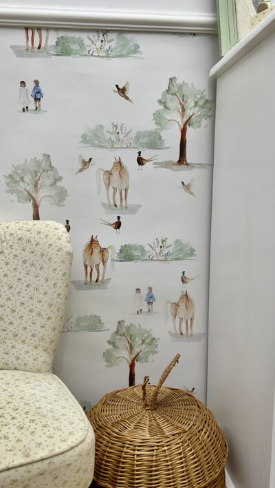 Decorations for children's room with forest animals