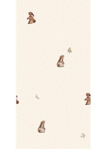 Tapeta króliczki i motylki royalrabbit