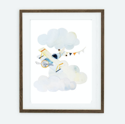 plakat samolot dla dziecka
