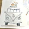 Naklejki ścienne dla dzieci auto samochód volkswagen