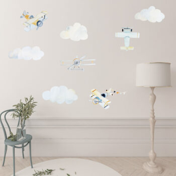 Stickers for children clouds