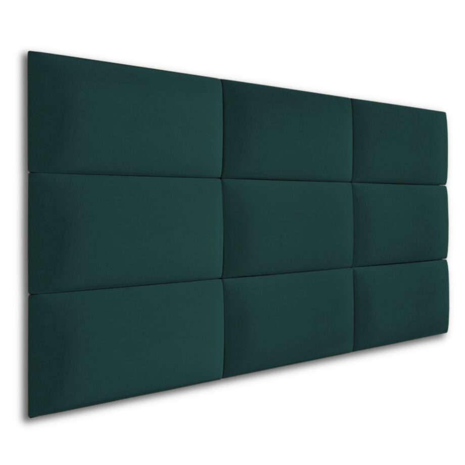 Upholstered Panel Deep Green