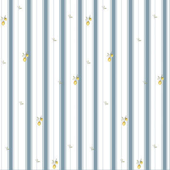 Wallpaper lemons and thick stripes | Wallpaper for home Lemon motif | room interior decoration for home