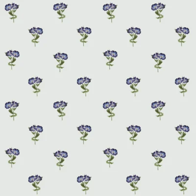 Tapeta eustoma niebieska do domu kwiatowe tapety