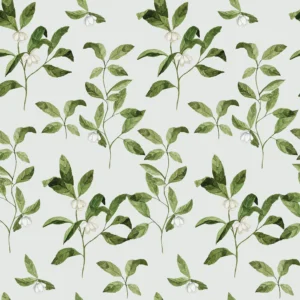 Papel de parede de magnólia pequena para casa, papel de parede floral
