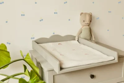 Tapeta niebieskie wisienki