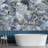 Tapeta mural żurawie niebieskie