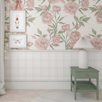 Decorations with a flower motif for the home