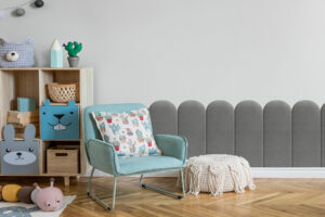 Produkty 51 Panel tapicerowany szary szerokość 20cm