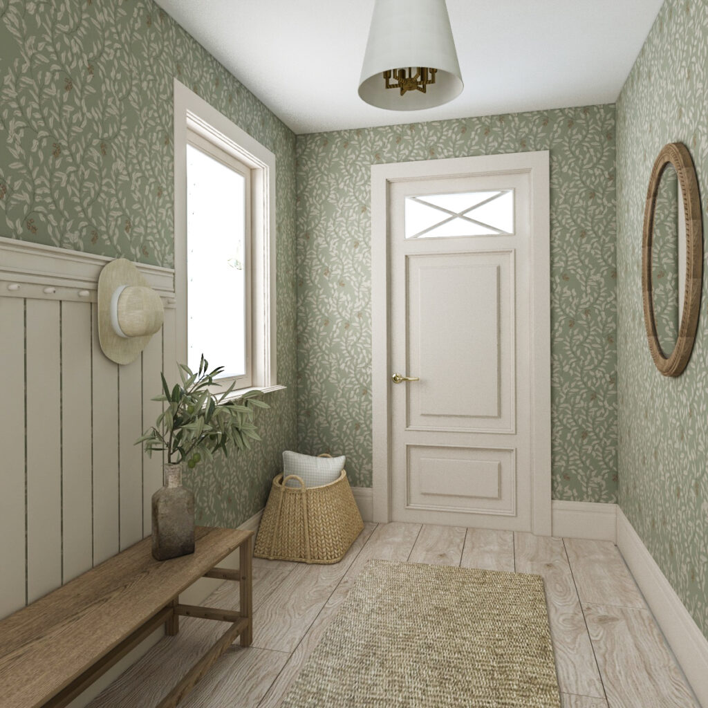 Tapeta w korytarzu