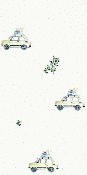 Tapeta w auta fiat 126p maluch - w rolce