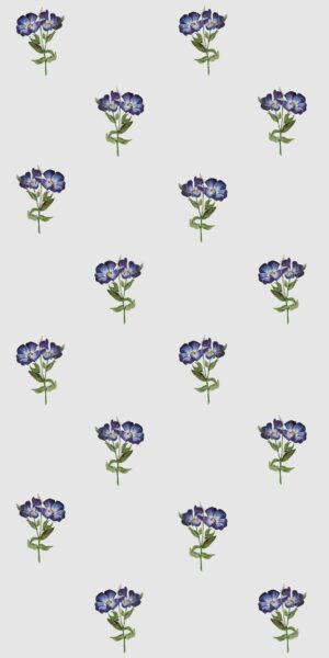Tapeta w kwiaty eustoma niebieska - w rolce