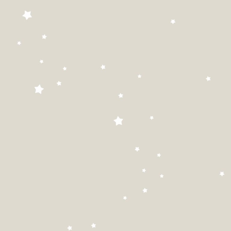 Delikatna tapeta w gwiazdki do pokoju dziecka