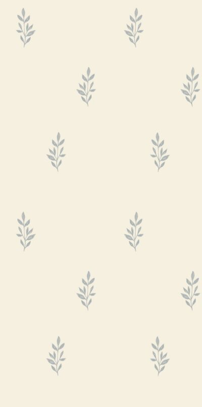 Wallpaper in small blue leaves