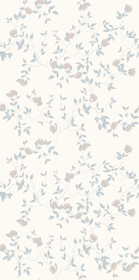 Tapeta bluszcz niebieski 1