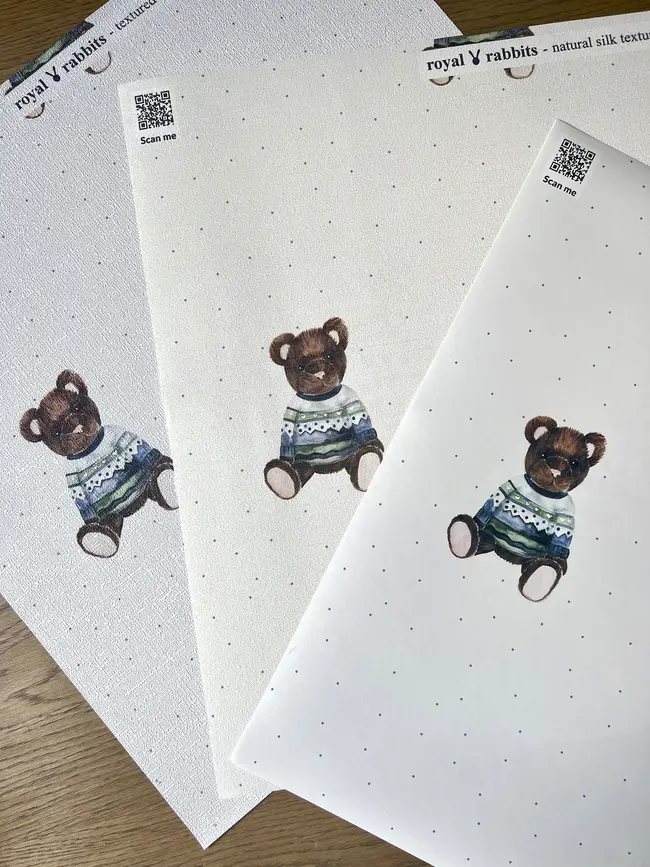 Próbki tapet na ścianę dla dzieci od royal rabbits