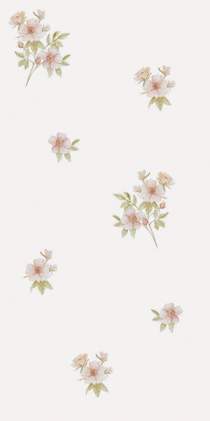 Romantyczna tapeta w herbaciane róże - w rolce