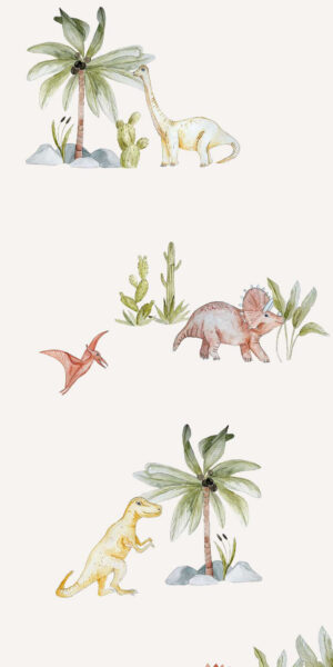 Tapeta dinozaury - w rolce