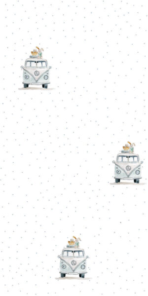 Tapeta stare autka Volkswagen Ogórek - w rolce