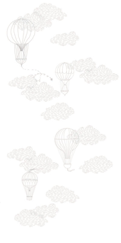Tapeta linearna balony - w rolce