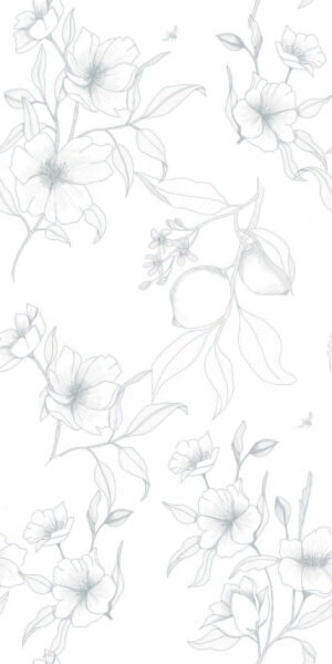 Tapeta kwiaty linearne - w rolce