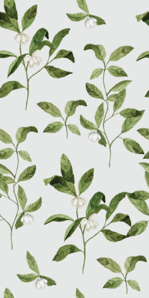 Tapeta w kwiaty magnolie mała - w rolce