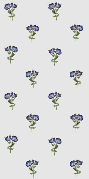 Tapeta w kwiaty eustoma niebieska - w rolce