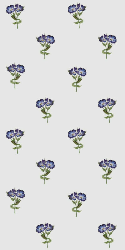 Tapeta w kwiaty eustoma niebieska - w rolce