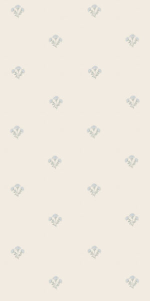 Tapeta w kwiaty - błękitne peonie - w rolce