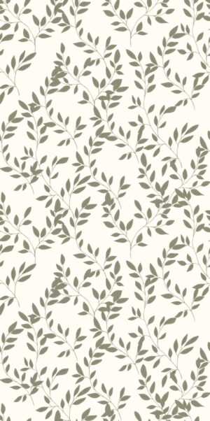 Tapeta listki zielone