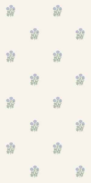Tapeta kwiaty błękitne w rolce