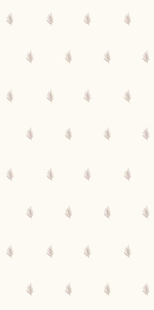 Tapeta liście gałązki rude w rolce