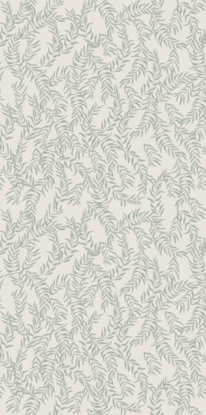 Tapeta liściasta jasna zieleń w rolce