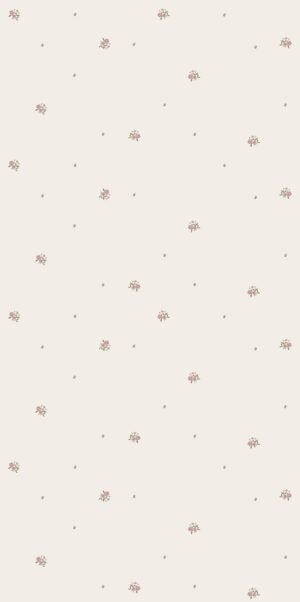 Tapeta drobne kwiatuszki różowe w rolce