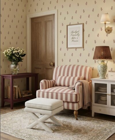 Wallpaper for dining room and hallway, entrance hall