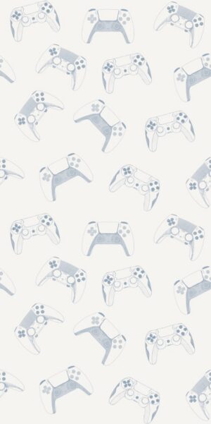 Tapeta gamingowa błękit na jasnym tle w rolce