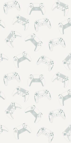 Tapeta gamingowa szałwia na jasnym tle w rolce