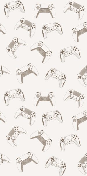 Tapeta gamingowa brąz na jasnym tle w rolce